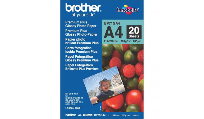 Brother läikiv paber A4 20 lehte