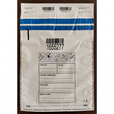 Turvaümbrik B5, 200x255 mm, valge 100tk/pakis