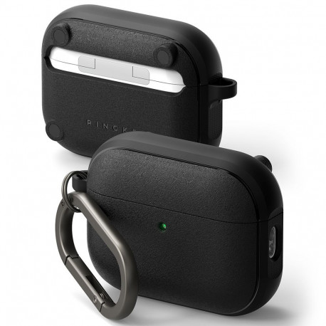 Kaitseümbris Onyx Magnetic, Apple AirPods Pro 3, must, MagSafe, Ringke
