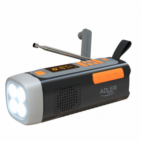 The ADLE AD1920 Emergency Radio is a multifunctional survival tool designed for eme