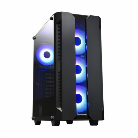 Arvutikorpus GS-01B-OP Hunter Midi Tower 4xRGB ventilaatoriga