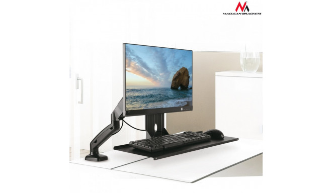 MC-756 Keyboard Holder VESA 75x75, 100x100 - addition to the monitor grips