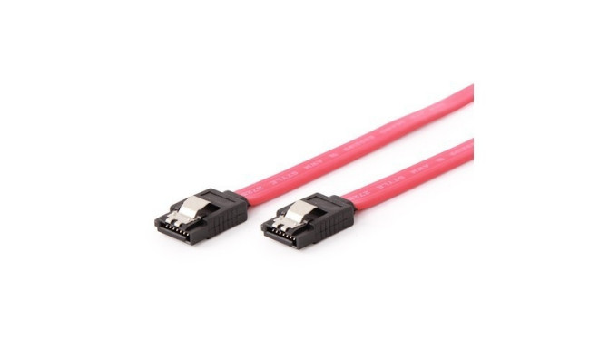 Cable SATA DATA III metal clips 50cm