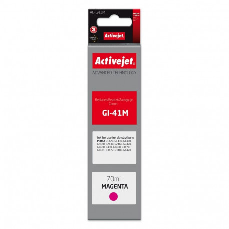 Ink Bottle - Activejet AC-G41M 70 ml Replacement for Canon GI-41M Purple