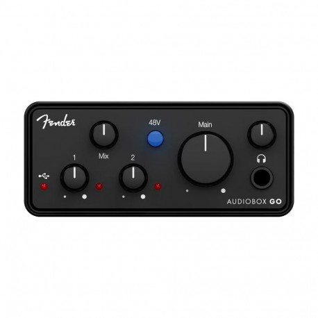 Audio Interface - Fender Audiobox GO USB-C 96kHz 24bit Black