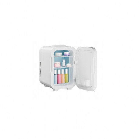 Home & Kitchen Appliance - ELLE 8L Mini Fridge with LED Mirror, Heating Function, White