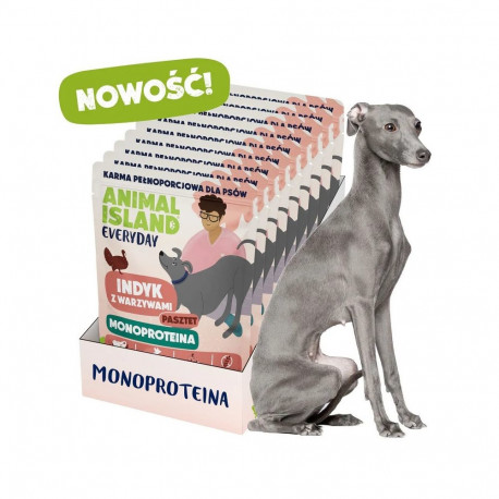 Dog Food - ANIMAL ISLAND Everyday Monoprotein Turkey 9x300g