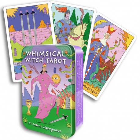 Tarot Cards - Whimsical Witch Tarot (US Games Systems, 78-card deck, colorful illustrations)