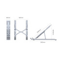 Laptop Stand - UNITEK OT155SL Adjustable Foldable Silver