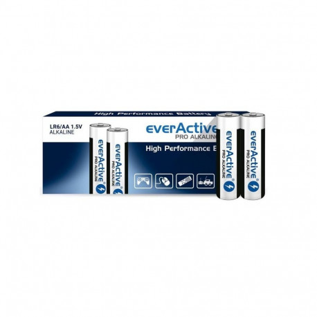 Aa Batteries - Everactive Pro Lr6 Aa Shrink Pack 10 Pieces