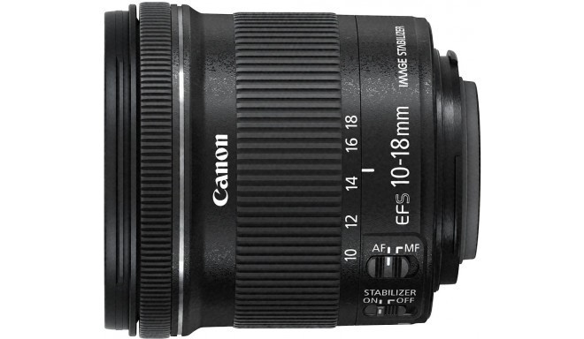 Canon EF-S 10-18mm f/4.5-5.6 IS STM objektiiv