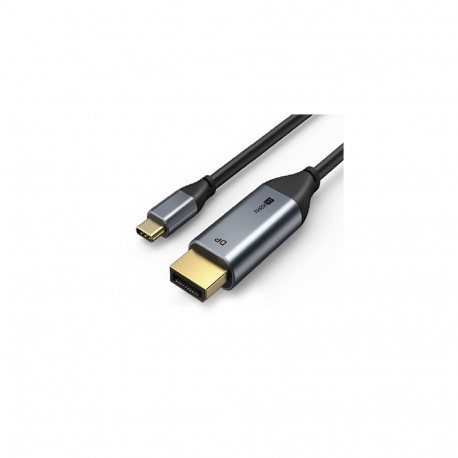 Cable USB-C - DisPlay Port, 4K, Ultra HD, 1.8 m, 1.2 ver.