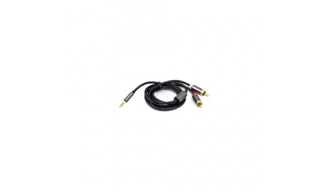 Audio Cable 3.5mm - 2x RCA, 1 m
