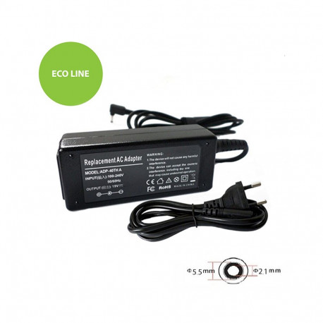 Laptop Power Adapter ACER 45W: 19V, 2.37A