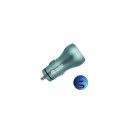 Car Charger USB 3.0+ Type C: 12-24V, 36W, QC3.0+ PD