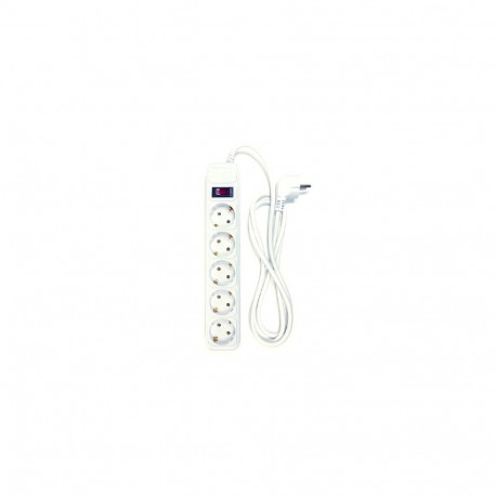 Extension cord 1.8m, 5 sockets, with switch