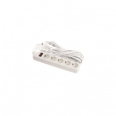 Extension cord 7m, 5 sockets, with switch