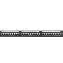 PATCH PANEL 24 PORT 1U 19" CAT.5E FTP WITH CABLE ORGANIZER SHIELDED BLACK LANBERG