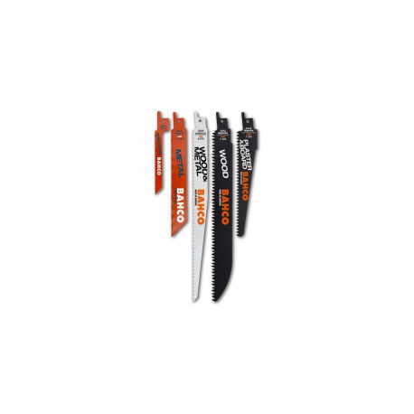 Reciprocating sawblades Sandflex bimetal set MIX  10 pcs for wood, plaster and metal