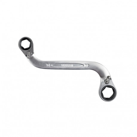 Double S-type ratcheting box wrench 1320SRM 14x19mm