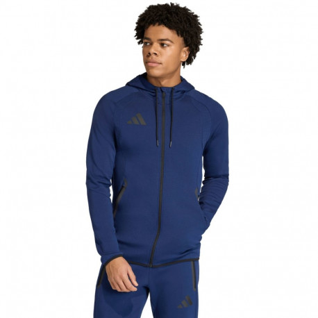 adidas meeste kapuutsiga pusa Tiro 26 Travel Sweat KF6078 2XL, tumesinine