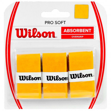 Wilson käepideme ümbris Pro Soft Absorbent WRZ4040GO 3tk, kollane