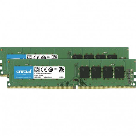 Crucial DDR4-3200 Kit       32GB 2x16GB UDIMM CL22 (8Gbit/16Gbit)