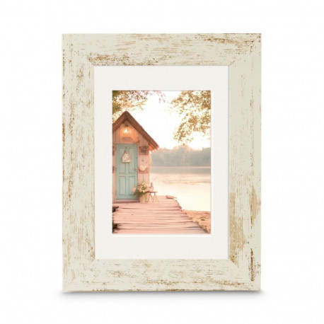 Hama Cottage Altweiß       20x30 Kunstst.inkl.Passepartout 193346