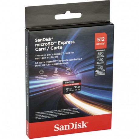 SanDisk microSD EXPRESS 512GB Switch 2 valmis