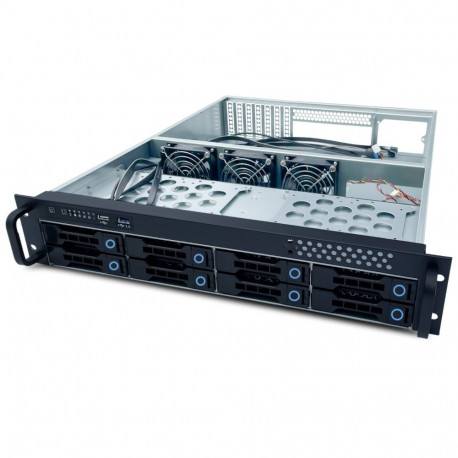FANTEC SRC-2080X07-12G/6G-BCE 2HE 8xSAS&SATA (w/o power unit)