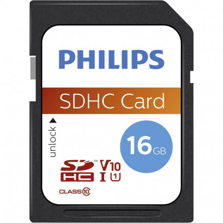 Philips SDHC kaart 16GB Class 10 UHS-I U1