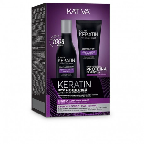 Kativa Keratin Express sirgendusjärgne hoolduskomplekt, 2tk