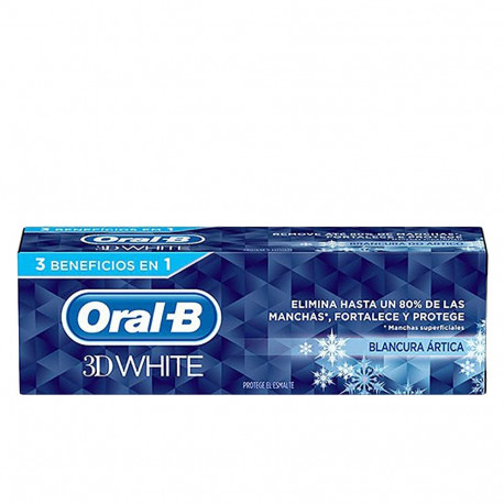 ORAL-B 3D WHITE BLANCURA ARTICA pasta dentífrica 75 ml