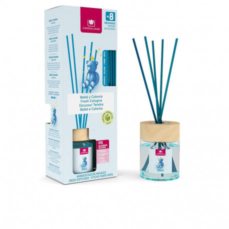 CRISTALINAS MIKADO õhuvärskendaja 0% beebi ja koloonia 35ml