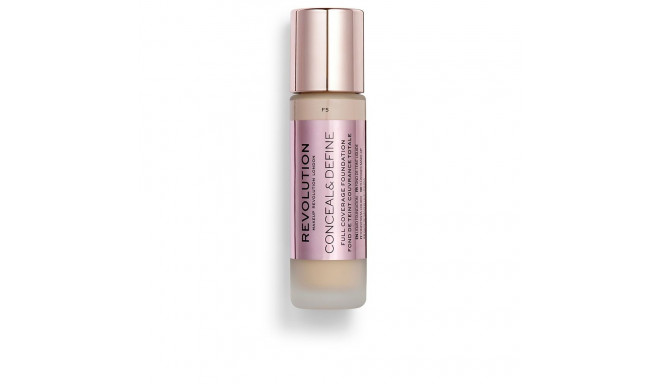 REVOLUTION MAKE UP CONCEAL & DEFINE full coverage foundation #F5