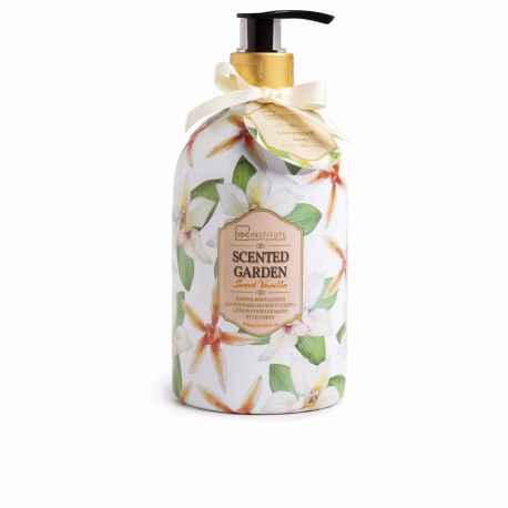 IDC INSTITUTE SCENTED GARDEN hand & body lotion #sweet vanilla 500 ml