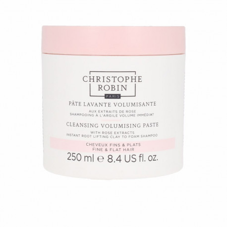CHRISTOPHE ROBIN CLEANSING VOLUMIZING paste with pure rassoul clay&rose extracts 250 ml