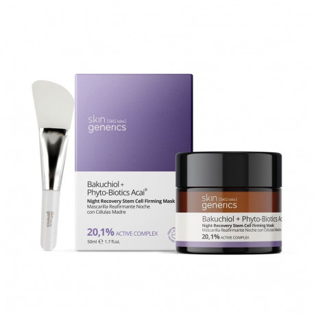 SKIN GENERICS BAKUCHIOL+ PHYTO-BIOTICS ACAI mascarilla reafirmante noche 50 ml