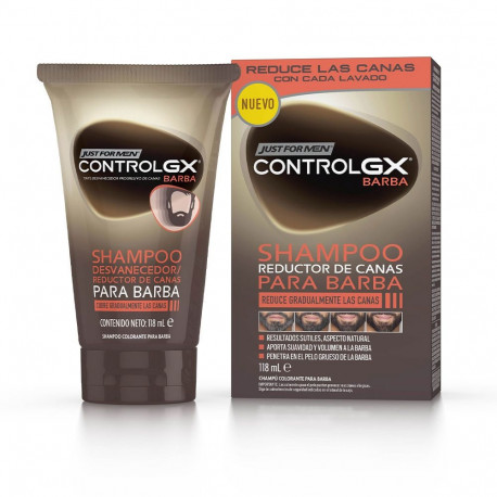 JUST FOR MEN habemešampoon Control GX halli tooni vähendav 118ml