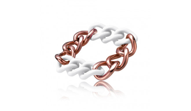 Naiste Käevõru Time Force TS5148BW Valge Pronks Teras