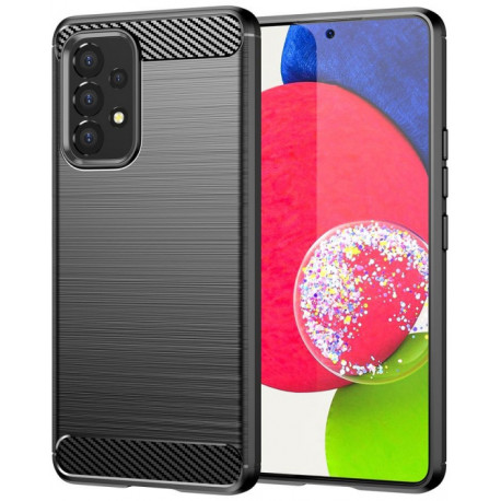Hurtel kaitseümbris Carbon Samsung Galaxy A53 5G, must