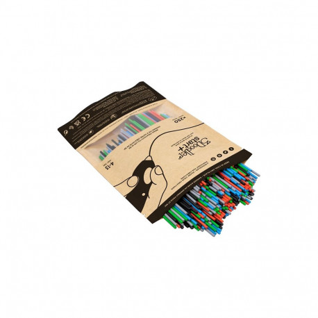 3Doodler Start+ filament, 250, punane, sinine, roheline, hall, must, Primary Pow Mix