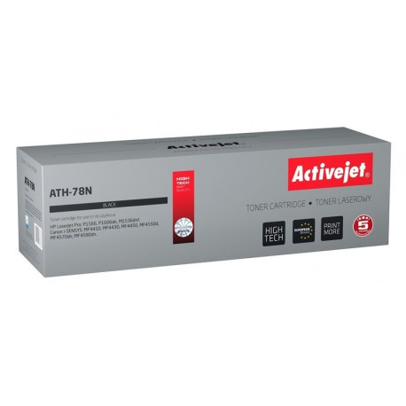 Activejet tooner ATH-78N asenduseks HP 78A CE278A, Canon CRG-728 Supreme 2100 pages, must