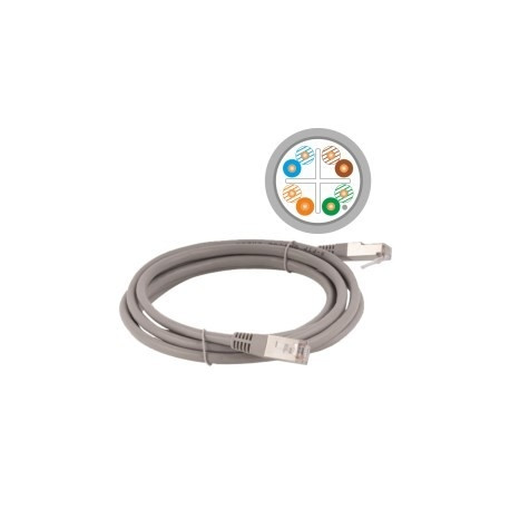 Alantec KKS6SZA5.0 võrgukaabel hall 5 m Cat6 F/UTP (FTP)