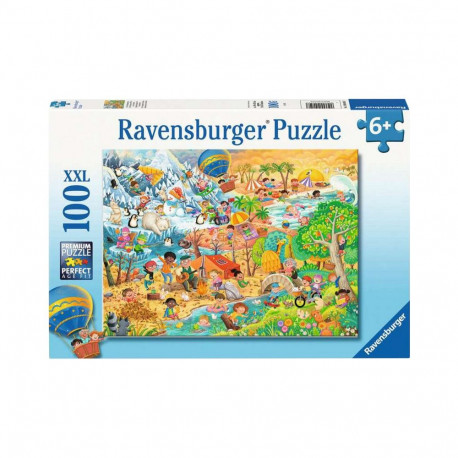 Kinderpuzzle - Die 4 Jahreszeiten (100 Teile)