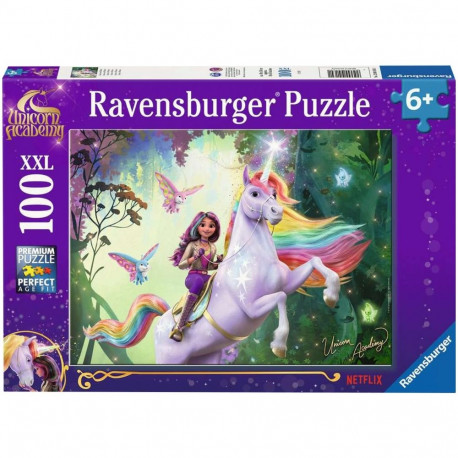 Ravensburger children's puzzle Unicorn Academy - Sophia and Wildstar 100 pieces