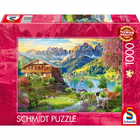 Schmidt Spiele Relaxation in the Dolomites, Puzzle 1000 pieces