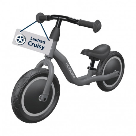 HUDORA balance bike Cruisy 10" grey