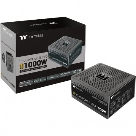 Toughpower GF3 1000W (schwarz, 1x 12-Pin High Power GPU, 5x PCIe, Kabel-Management, 1000 Watt)