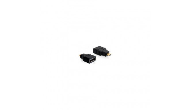 Adapter micro HDMI-D pistikust A pesani, must